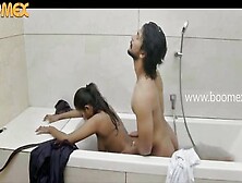 Wet Indian Sex In The Bathtub With Busty Brunette Babe - Big Ass