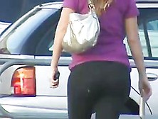 Candid Butts In Spandex And Yoga Panties Two
