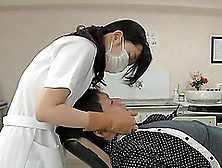 Japanese Dentist Takes Off Her Uniform To Ride A Lucky Client