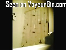 Latina Teen Changing And Showering On Hidden Cam