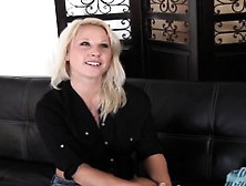 Sexy Massage Scene With Young,  Blonde Pornstar Kimmy Olsen