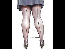 Tgirl Mini Skirt & Seams 135