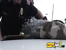 Phony Soldier Is Taken To Facility By Perverted Milf Cops