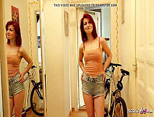 German Scout - Red-Haired School Teenager Jenny Fuck At Casting