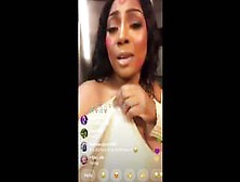 @seikoling Clapped Her Pierced Tittie Right Out Her Dress On Instagram Live