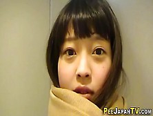Attractive Chinese Youngster Pees