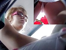 Upskirt Panty Shots In The Bus