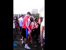 Horny Chick At Concert