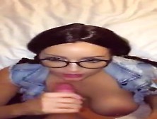 March Special Geeky Lady Blowjob