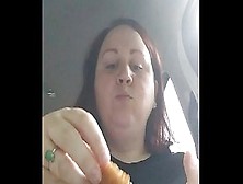 Chubby Bbw Eats In Car While Getting Hit On By Stranger