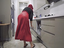 Stepson Films Me While I Do The Dishes