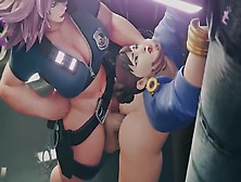 Poison Fucks Chun-Li With Her Massive Cock - Generalbutch