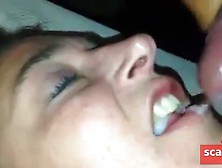 Hubby Tells His Girl To Swallow Cum