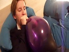 B2P A Really Huge Purple Unique 16 Balloon Rock´n Owl