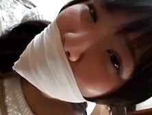 Cute Asian Girl Bound And Gagged