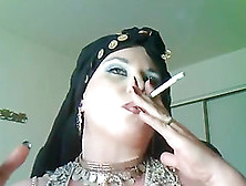 Smoking Mature Lady