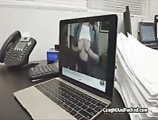 Cam Babe Caught And Fucked In Office