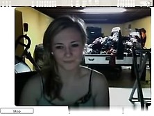Perfect Immature Exposed On A Webcam