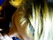 Pov Blonde Handjob Session