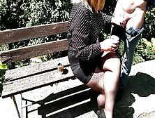Milf Loves Cum Inside Coffee Outdoor Into The Park