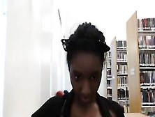 Black Teen Gets Freaky In The Library