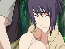 Naruto: Anko Use Her Huge Breasts (Cartoon)