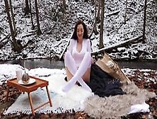 Abby Opel Nude Winter Tease Onlyfans Video Leaked