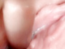 View Tight Pink Twat Gotten Creamy And Throb After Cumming With Sex Toys!