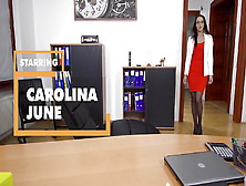 Pov - Carolina June Reveals Her Hot Ass For Anal Ramming