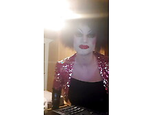 Party Slut Showing Makeup