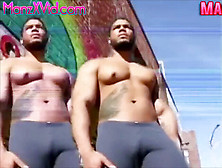 Large Dangled Muscle Dominican Masculine Stripper