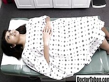 Teen Brunette Seduces Doctor To Have Sex