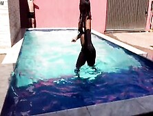Novinhos E Novinha Bathing Into The Pjtx House Pool @ Alerquina Pjt X @ Renan Martins Pantaneiro