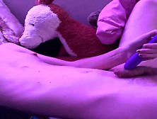 Trans Girl Uses New Vibrator On Tight Ass And Cums Hard