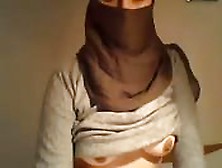 Horny Arab Slut Bares Her Body For The Camera But Keeps Her Face Hidden.