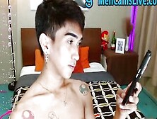 Naughty Asian Teen Tattoo Part 1 Doing A Cam Show