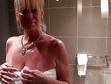 Busty Cougar Gets Fucked In The Shower