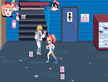 Bonus Lewd City Skanks [Hentai Pixel Game] Deepthroat And Sperm In Mouth Scene