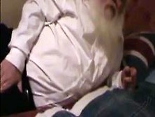 Fat Old Man Wanking (Small Cock)