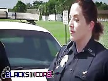 Voluptuous Policewomen Want It Black
