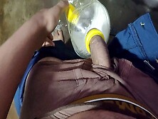 Steamy Shower Masturbation With A Lubricant Bottle