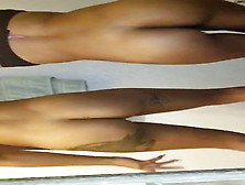 2 Slim Thick Ebonies Twerking Naked