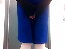 Blue Dress Pee On Break :)