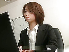 This New Office Lady Tsubaki Is So Freaky And Hot.  She