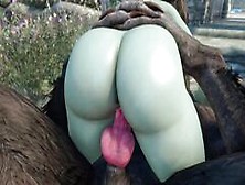 Sexy Orc Lady Gets Fucked By Werewolf! - Skyrim Porn