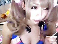 Japanese Cosplay Cutie In Hot Non-Nude Cam Show