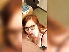 Birthday Blowjob And Jizm Shot Facial Cumshot From Wife