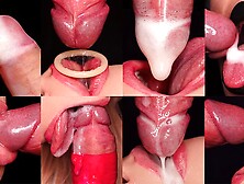 Hottest Spunk In Mouth Compilations - Best Cumshots Close Up - Sweetheartkiss - Try Not Sperm! Oral Sex