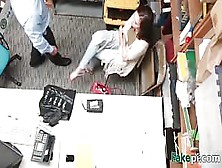 Stepmom And Stepdaughter Caught Stealing In A Shop And Gets Fucked By A Security Guard