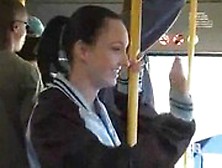 Cheerleader Used On Public Bus